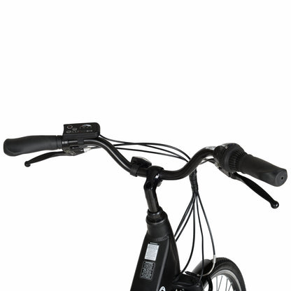 Hyper Bicycles E-Ride 700C 36V Electric Commuter E-Bike for Adults, Pedal-Assist, 250W Motor, Black