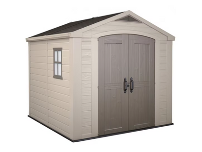 Keter Factor 8x8 Foot Large Resin Outdoor Shed