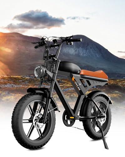 MOVCAN Electric Bike for Adult 1500W/1000W Motor 20 in Fat Tire Ebike,Up to 32MPH/28MPH 120/70 Miles,31.2/15.6 Ah Removable Dual Battery, 7 Speed