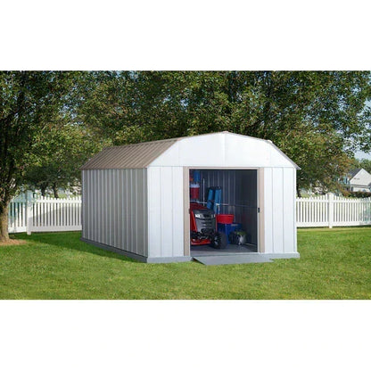 Arrow 10 ft x 14 ft Lexington Galvanized Steel Storage Shed