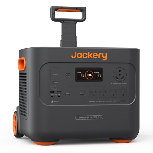 Jackery Explorer 2000 Plus Portable Power Station, 2042Wh, 3000W AC Output