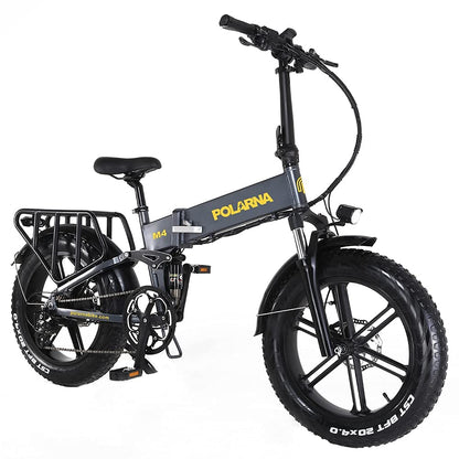 Electric Bike for Adults 20" ebike Full Suspension 750W Motor Fat Tire Electric Bike Mountain Beach Snow Bike 48V 12.8Ah Removable Battery 32MPH…