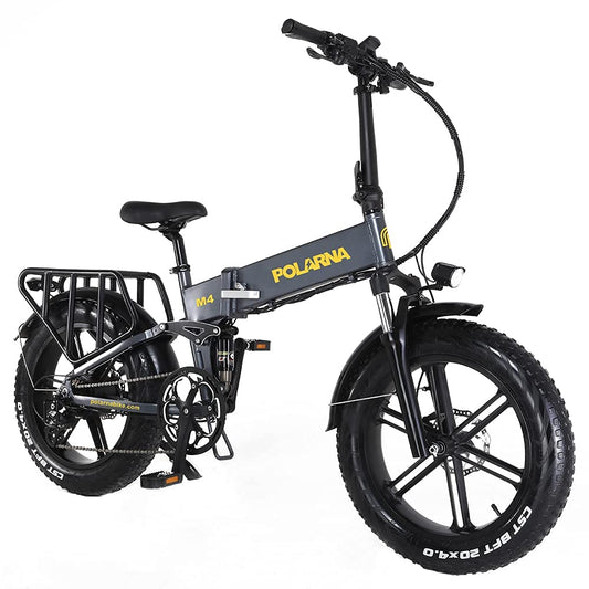 Electric Bike for Adults 20" ebike Full Suspension 750W Motor Fat Tire Electric Bike Mountain Beach Snow Bike 48V 12.8Ah Removable Battery 32MPH…