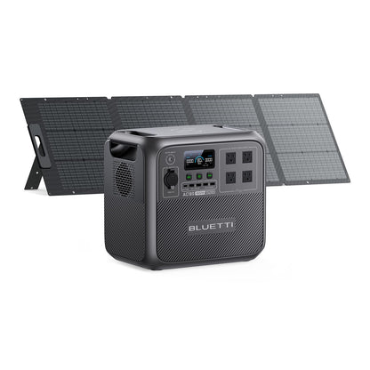 BLUETTI AC180 Solar Generator with 200W Solar Panel Included, 1152Wh 1800W
