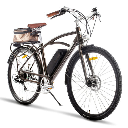 Electric Bike for Adults 500W/750W Motor E Bike 28mph Removable Larger Battery 7-Speed 26''/28'' Urban Electric Mountain Bicycle UL