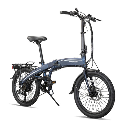 Hiland ROCKSHARK 20 inch Folding Electric Bike for Adults Teens with 250W Motor, 36V 7.8AH Removable Battery&Shimano 7-Speed Electric Bicycles,Urban Ebike for Men Women