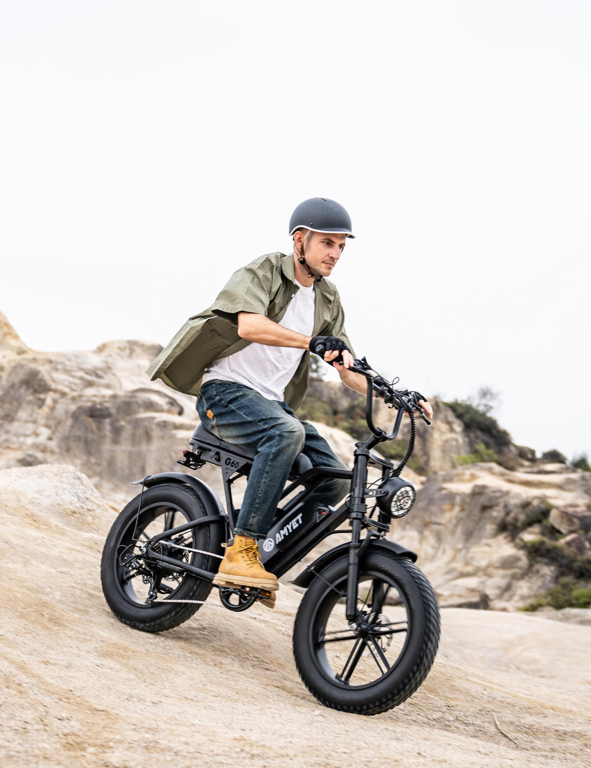 AMYET V9-G60 Electric Bike for Adults, 1000W/Peak 1500W Ebike with 48V25Ah/20Ah Removable Battery,32MPH &70 Miles 7 Speed Gears,20" Fat Tire