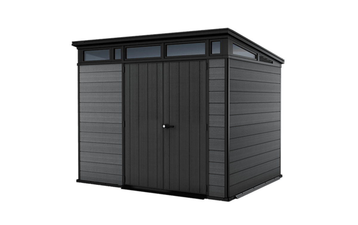 Keter Cortina 9×7 Storage Shed – Graphite