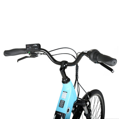 Hyper Bicycles E-Ride 700C 36V Electric Commuter E-Bike for Adults, Pedal-Assist, 250W Motor, Black