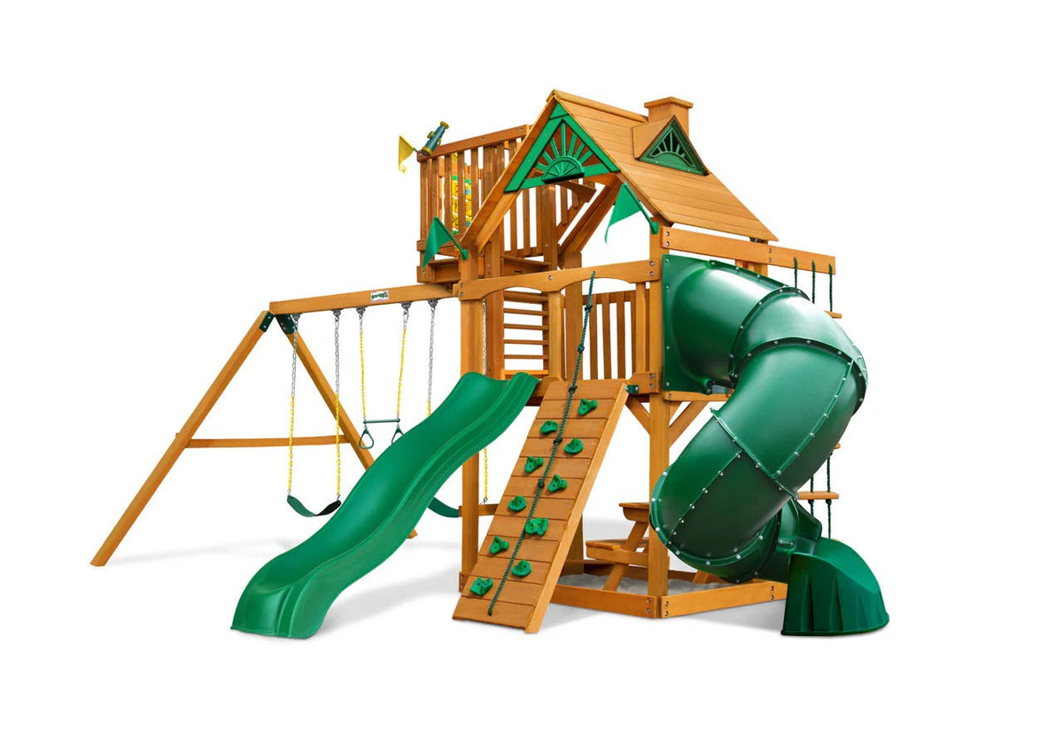 Mountaineer With Sky Loft Swing Set